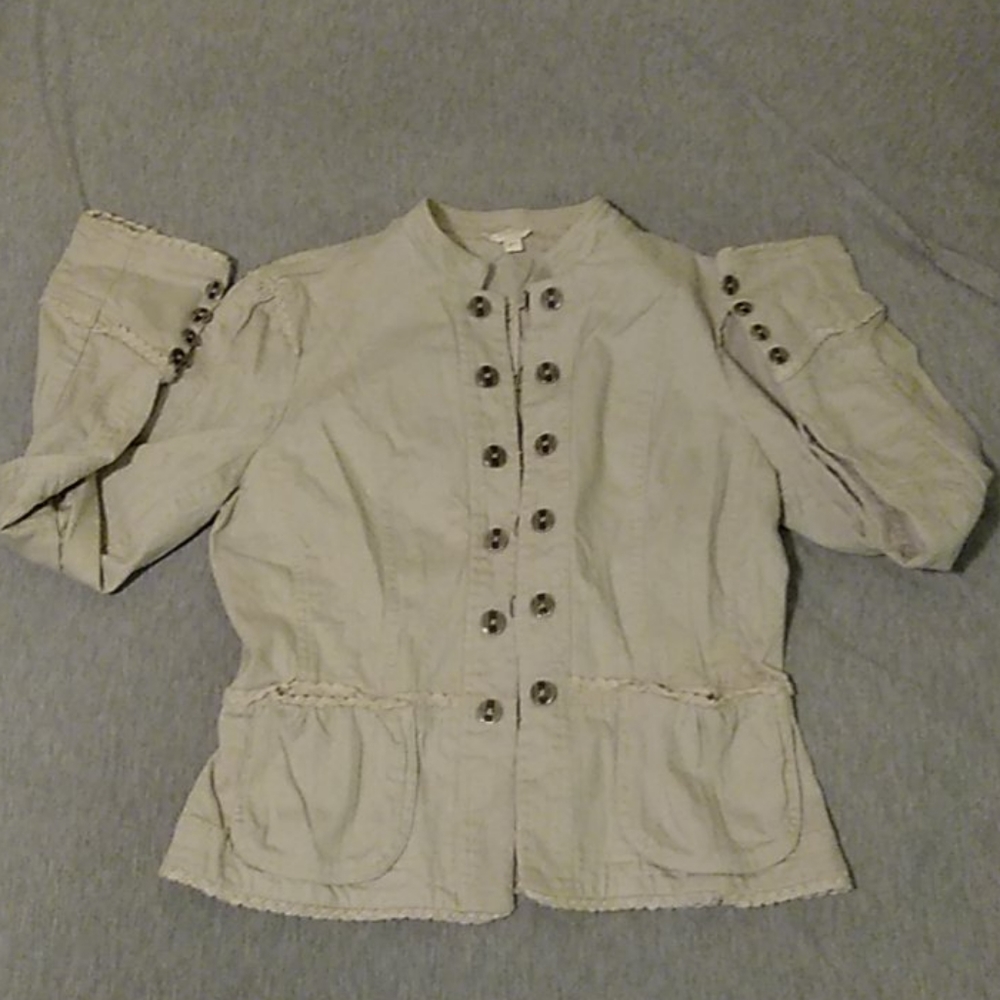 Matty M Button Clasp Blazer